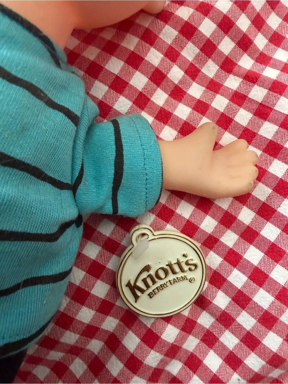 Peanuts Charlie Brown Teal Striped Shirt Doll